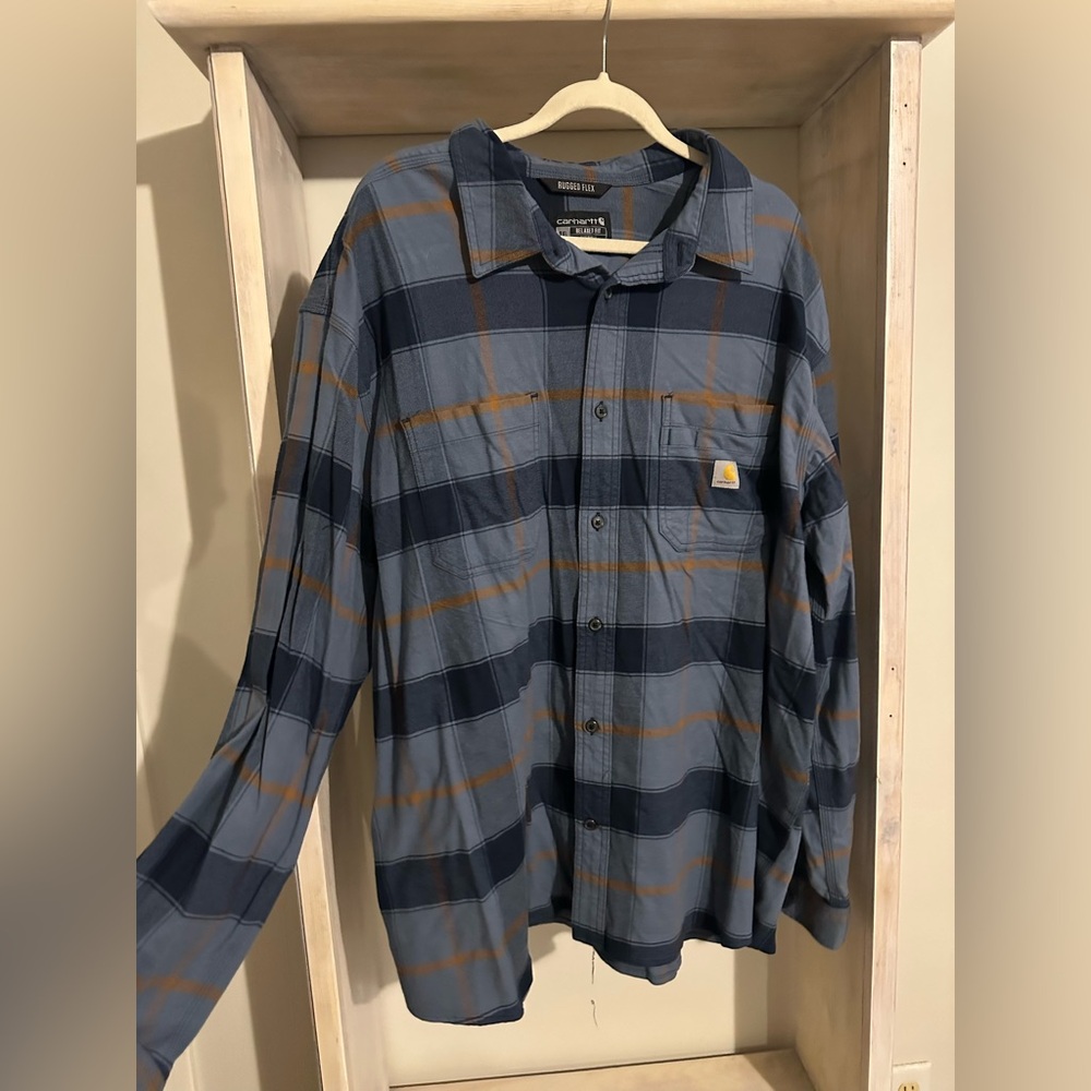 Men’s Carhartt Rugged Flex Long Sleeve Button-up
